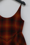 Shushutong suspender dress aw21dr01 orange